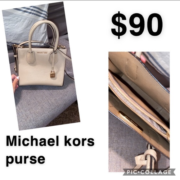 Michael Kors textured-leather shoulder purse - Picture 1 of 1